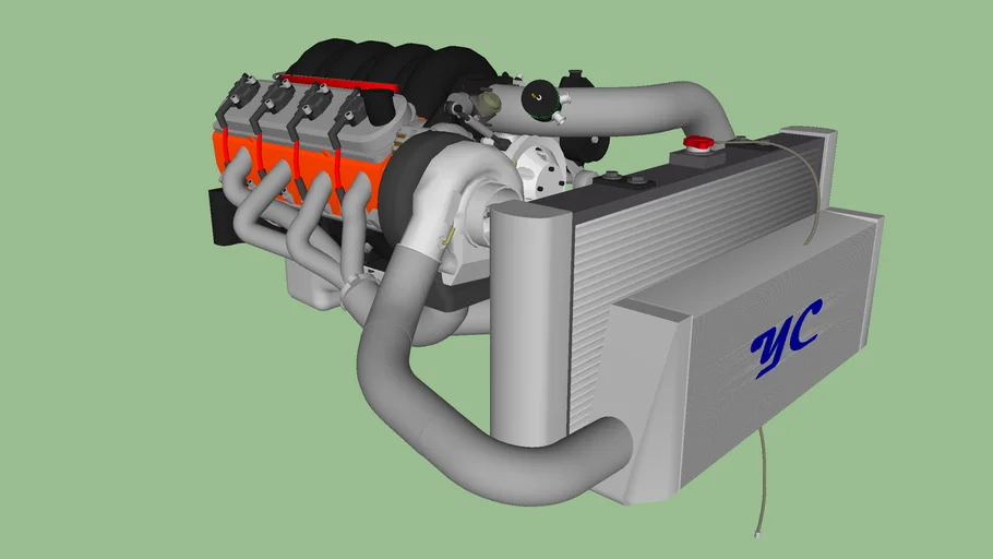 Single turbo LSX | 3D Warehouse
