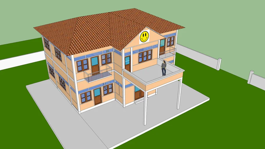 2 Story Building House