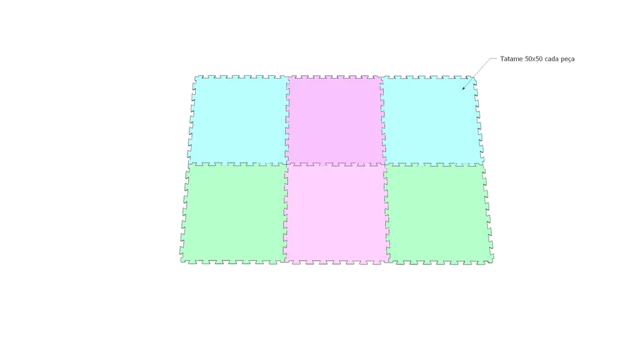 Tatame 50 cm