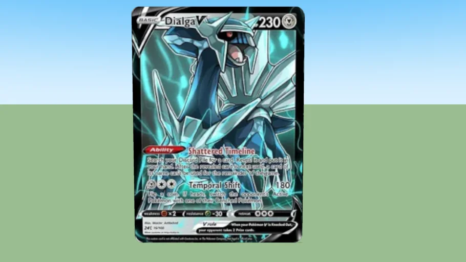 Pokemon card basic Dialga V hp 230