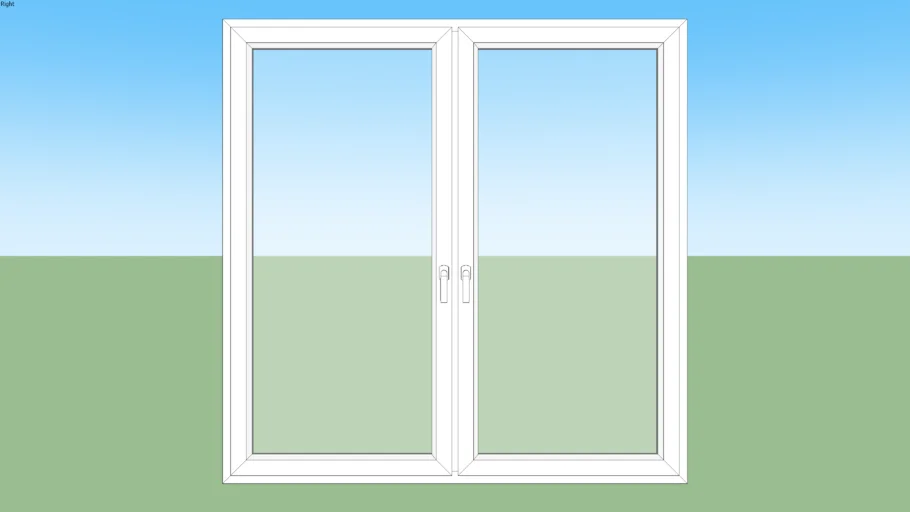 Plactic window 1500 x 1500 mm