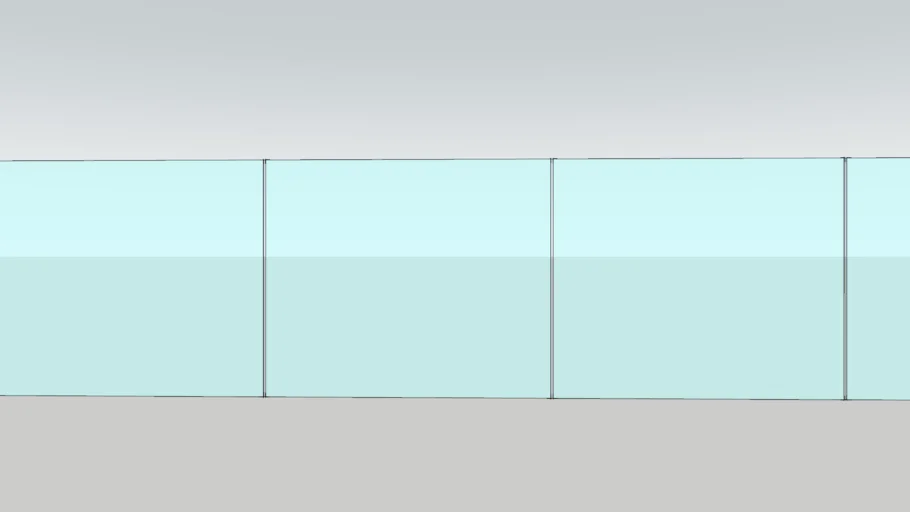 Dynamic Glass Railing | 3D Warehouse