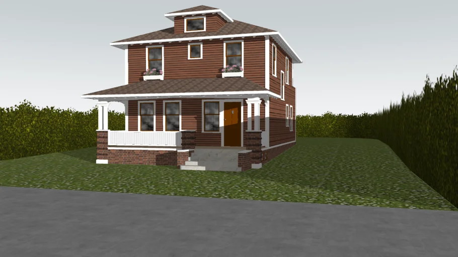 1916 American Prefab (Full interiors)