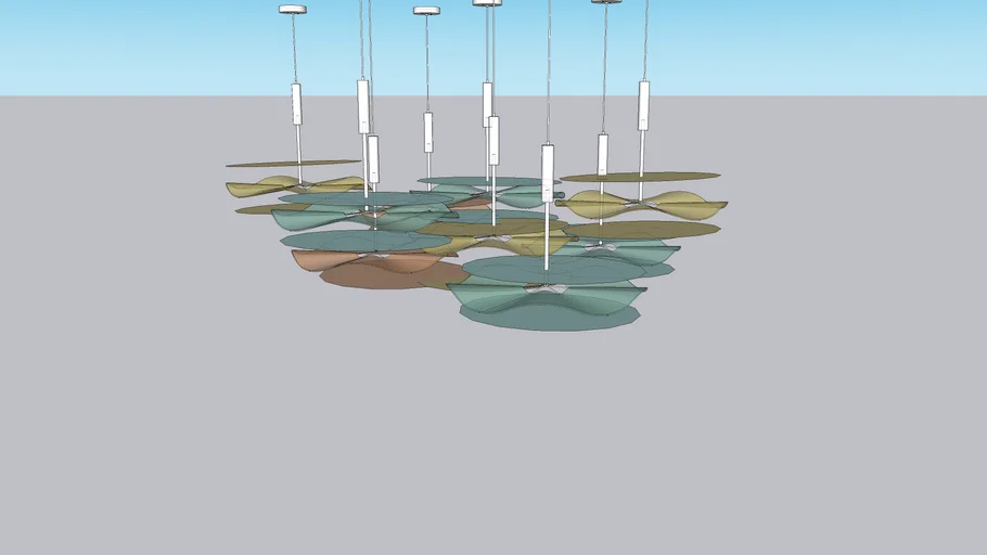 wavy cluster | 3D Warehouse