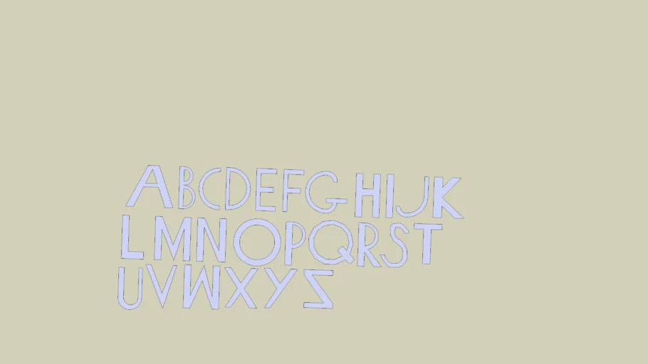 Alphabet Letters