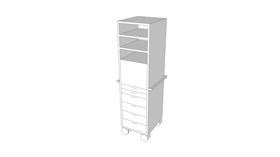 E0963 - Cart, General Storage, Mobile