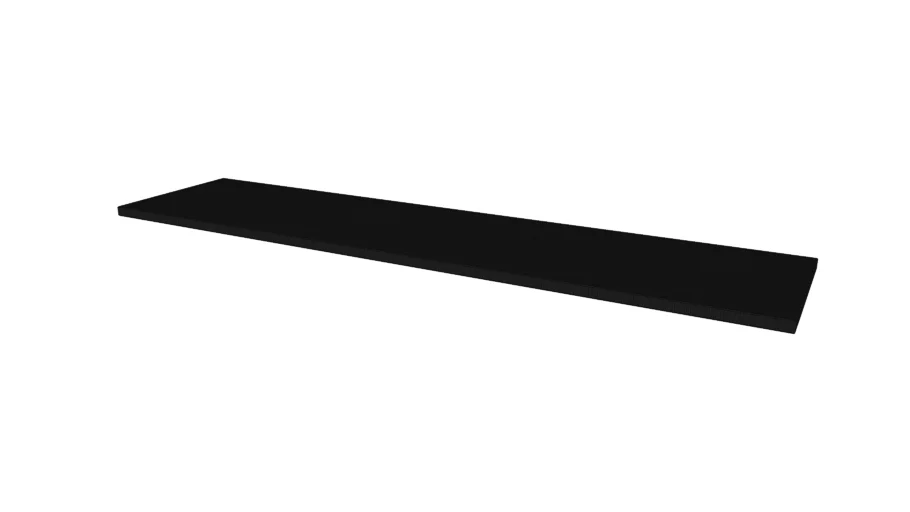 IKEA EKBY HEMNES Shelf black-brown 119x28 cm (301.798.74)