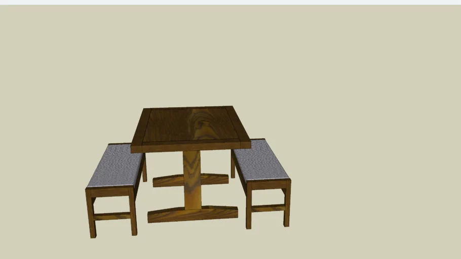 Wooden Table | 3D Warehouse