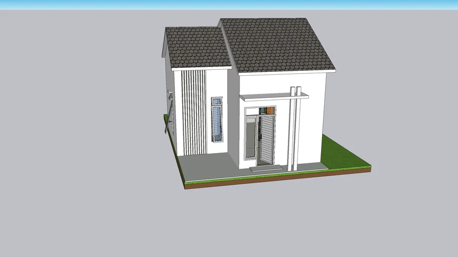 Rumah Minimalis 1 Lantai 8x11 Meter