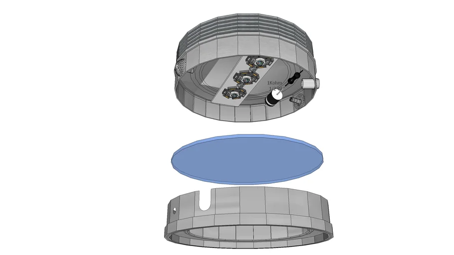 850nm Infrared tin can light