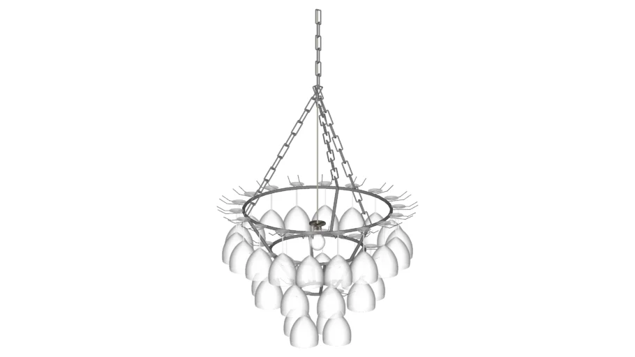 Wine Glass Chandelier