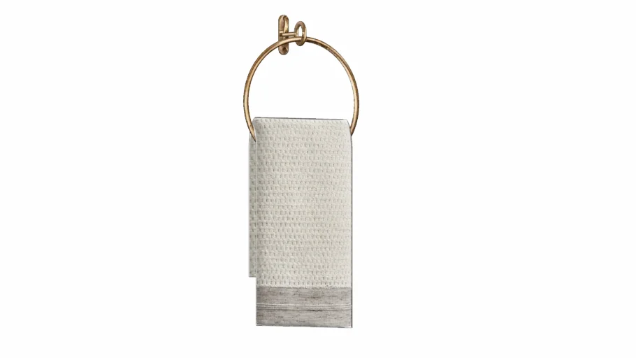 Mi & Gei Hardware - Brass Towel Ring.
