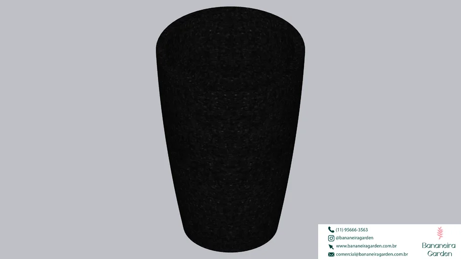 VASO DE PLANTA - CONE LISO 55 