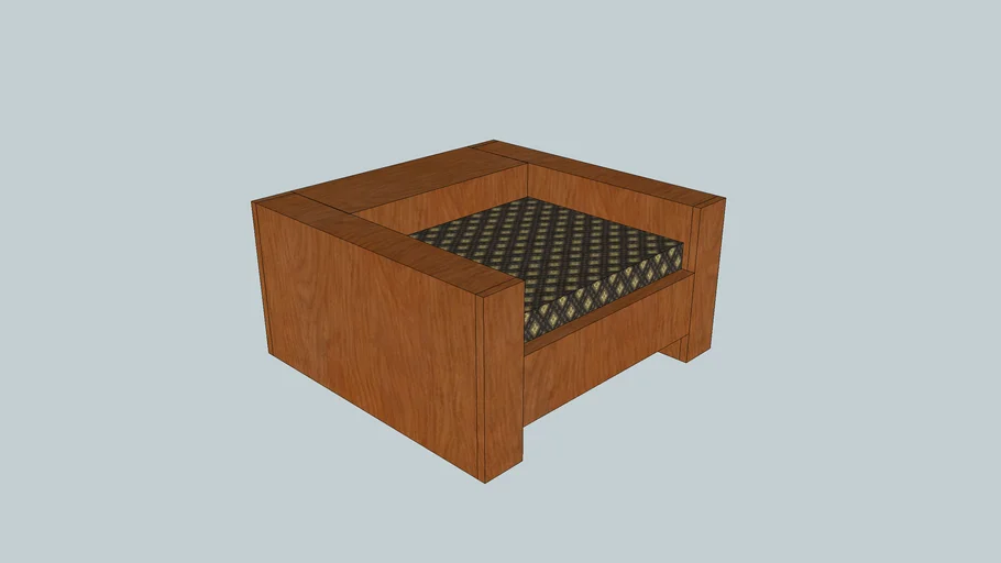 Modern Cherry Wood Chair