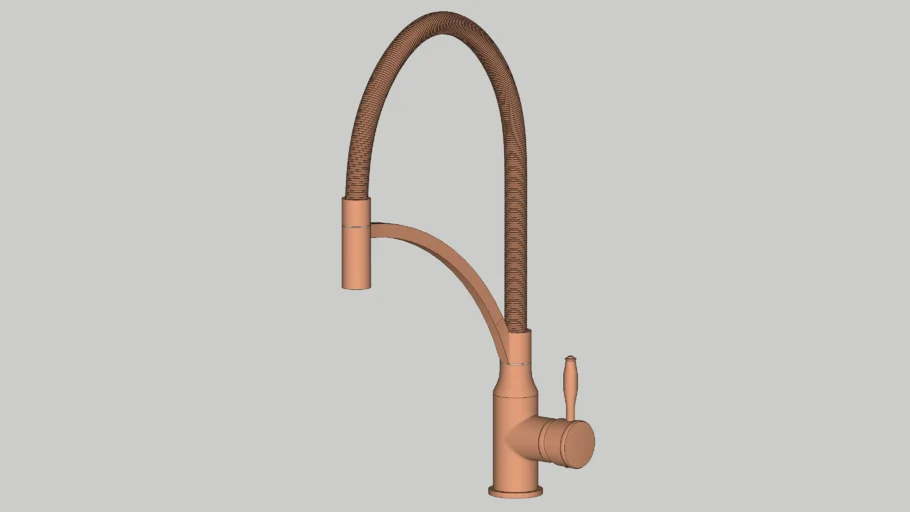 Torneira Monocomando Gourmet de Cozinha Riviera Rosé Gold (TC31)