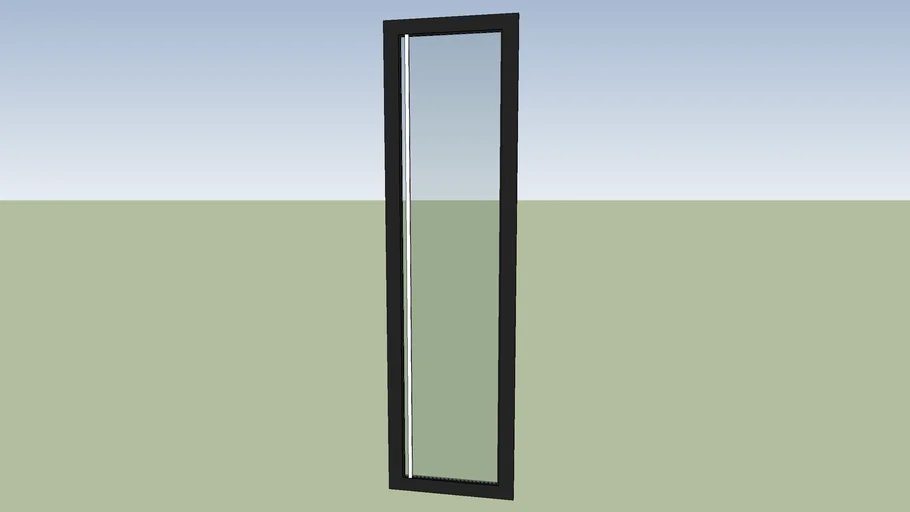 porta pivotante entrada aluminio
