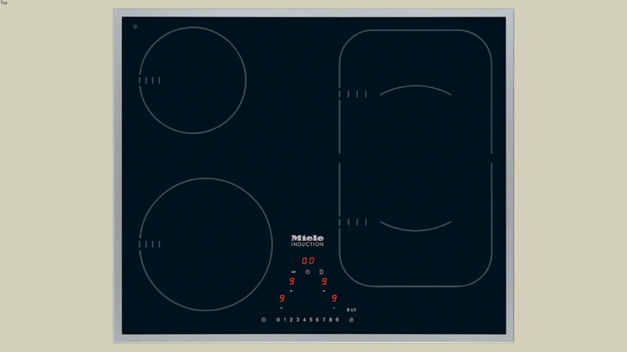 MIELE, inductiekookvlak KM 6322 PowerFlex (60cm)