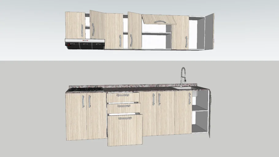Muebles Cocina Lineal