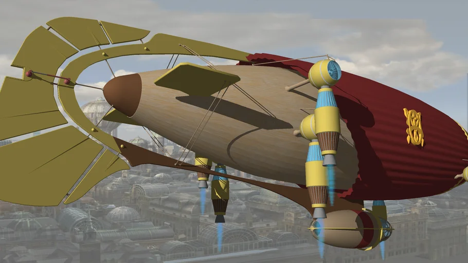 Magisterium airship