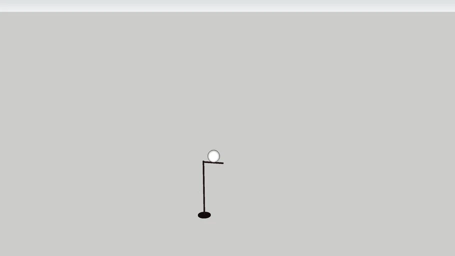 Glass Floor Lamp