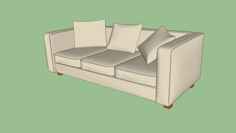 3 seater sofa | 3D Warehouse