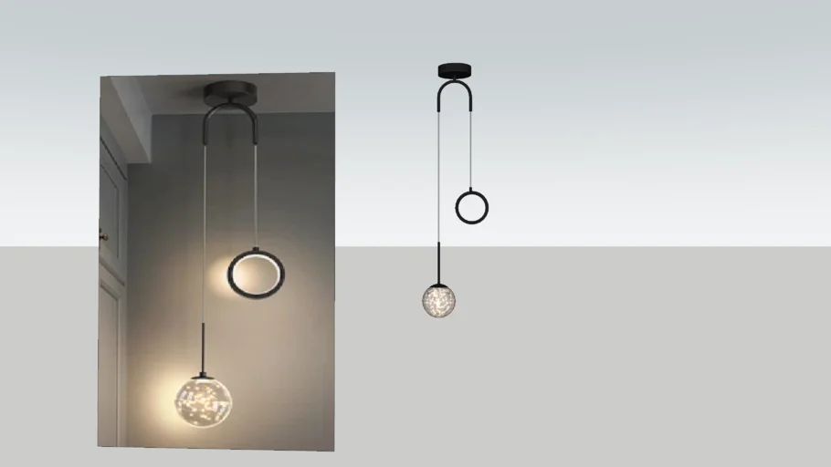 Bedside Chandelier Modern Minimalist
