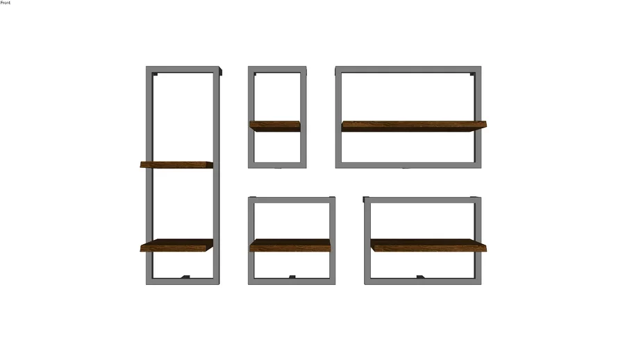 Industrial Wall Shelf