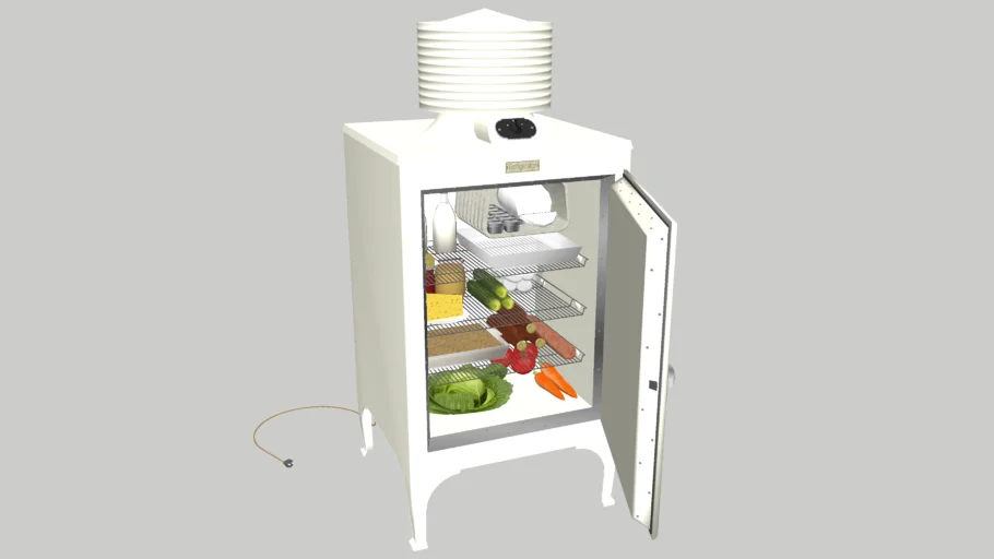 1927 General Electric Monitor-Top Refrigerator