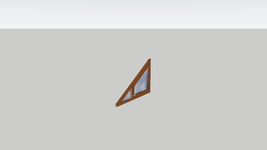triangle window | 3D Warehouse