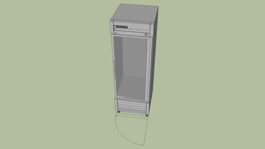 Glass Door Freezer