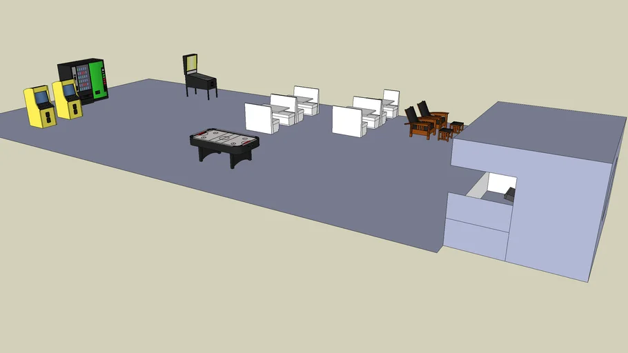 Arcade for the club penguin mall