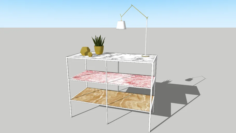 Marble modern console