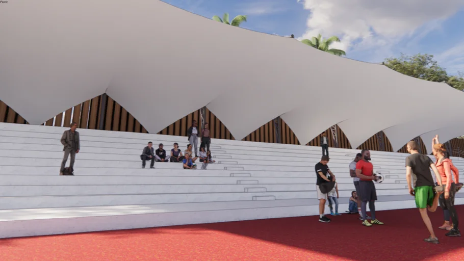 TENSILE MEMBRANE STRUCTURE - MINI STADIUM
