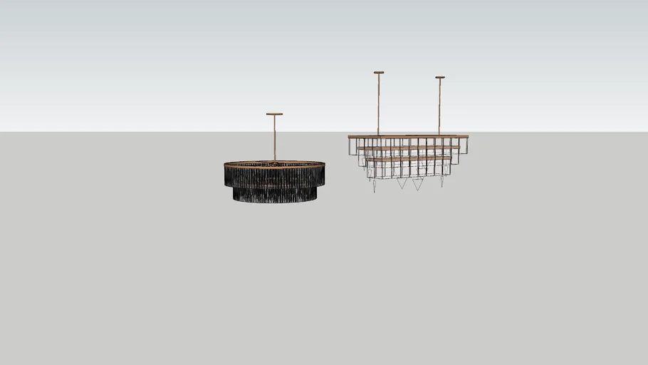 Glass Chandelier