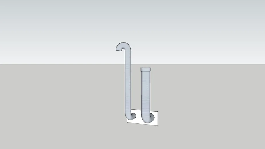 Fill and vent pipe for an oil tank