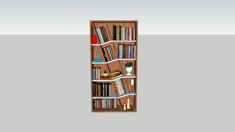 Crooked Bookcase