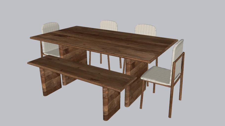 Isanti Dining Table | 3D Warehouse
