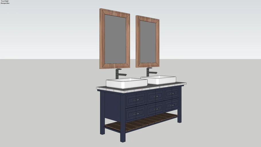 double vanity.