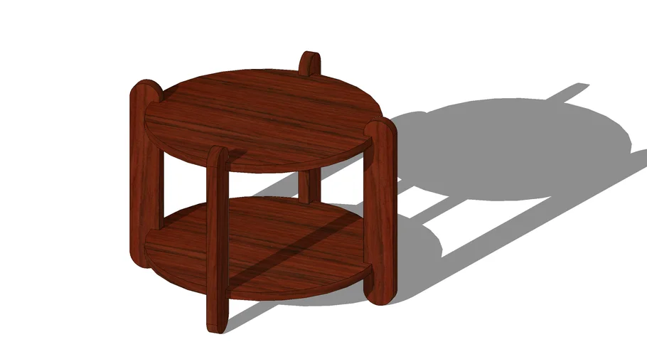 Mid Century Round Side Table | 3D Warehouse