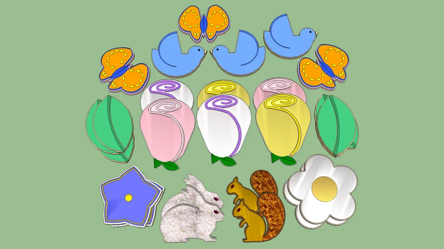 garden cookie assortment