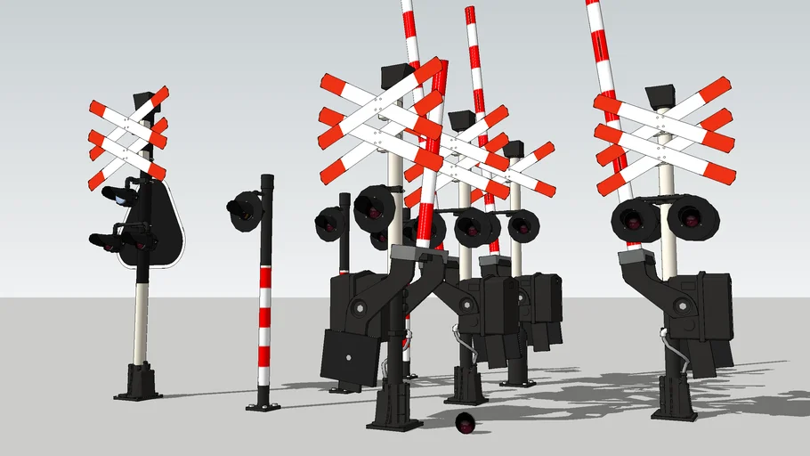 Dutch Railway crossing | 3D Warehouse