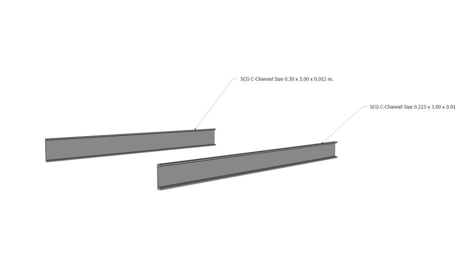 C-Channel Eave Trim | 3D Warehouse