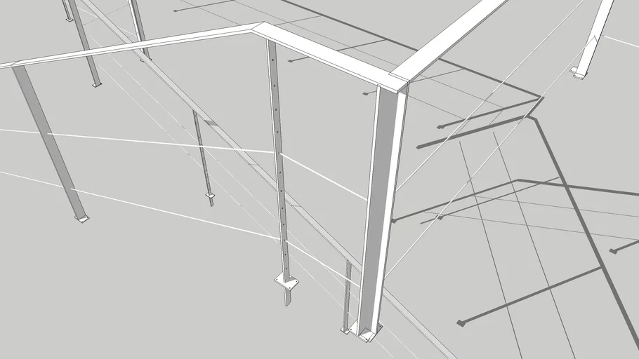Metal railing
