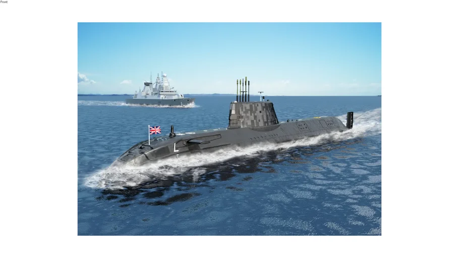 HMS Astute Class nuclear submarine