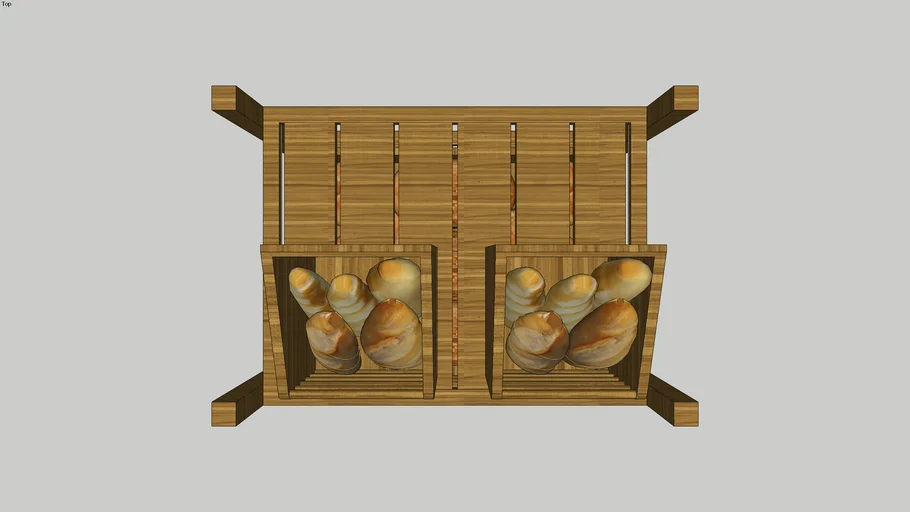 Bread Basket Shop Display Unit
