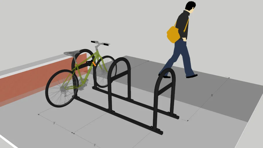 CycleSafe U/2™ - Rail Mount