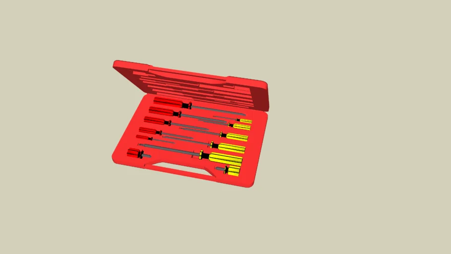 Screwdriver case and Screwdrivers