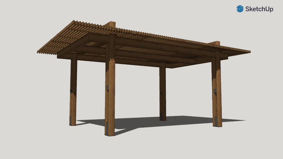 Pergola Manéa Média 6x4m
