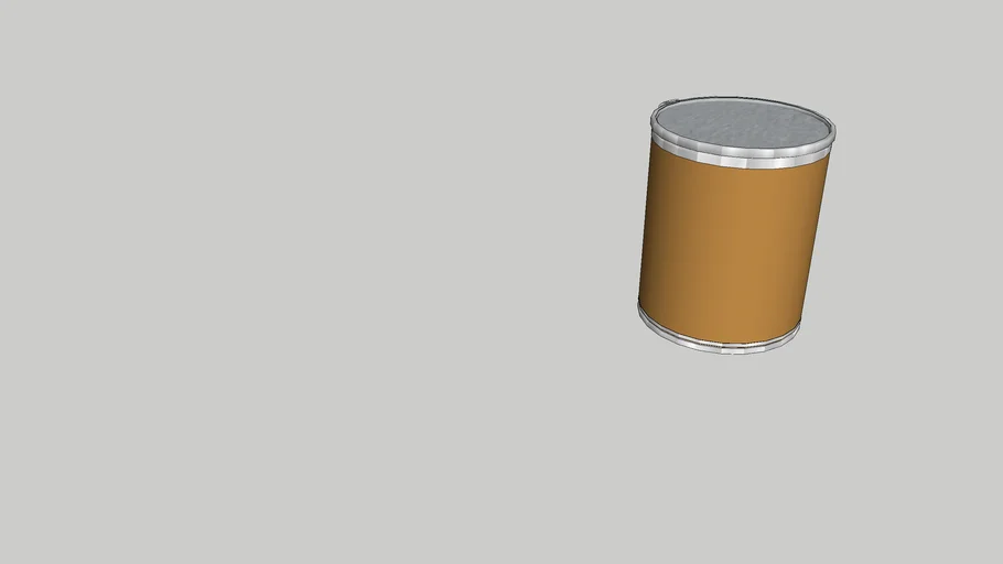 Uline 15-gal Fiber Drum