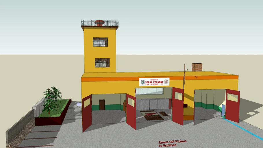 Remiza OSP Witkowo | 3D Warehouse